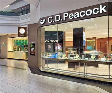 CD Peacock at Woodfield Mall .